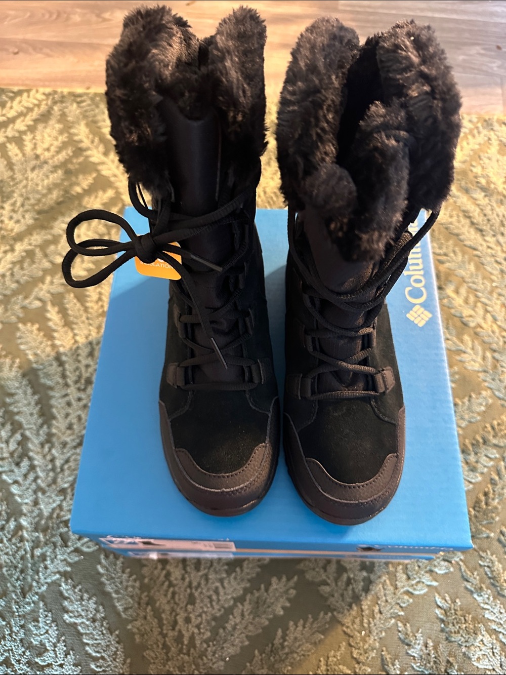 Columbia Women's Black Ice Maiden Lace-Up Winter Boots